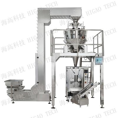 Κάθετη μηχανή συσκευασίας κόκκων Αυτόματη μηχανή συσκευασίας σνακ ρυζιού SUS316L